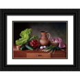 thumbnail image 1 of Skorokhod, Tatyana 14x11 Black Ornate Wood Framed with Double Matting Museum Art Print Titled - Still Life With Vegetables, 1 of 4