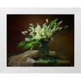 thumbnail image 1 of Skorokhod, Tatyana 18x15 White Modern Wood Framed Museum Art Print Titled - With A Bouquet Of Lilies Of The Valley, 1 of 4