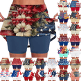 thumbnail image 1 of Skorts for Woman with Pockets High Waist Tummy Control Lightweight Casual Printed Summer Tennis Golf Yoga Skirt, 1 of 7