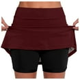 thumbnail image 1 of Skorts for Women Plus Size Dressy Casual Athletic Golf Tennis Short Skirts 2025 Summer Skort with Pockets, 1 of 6