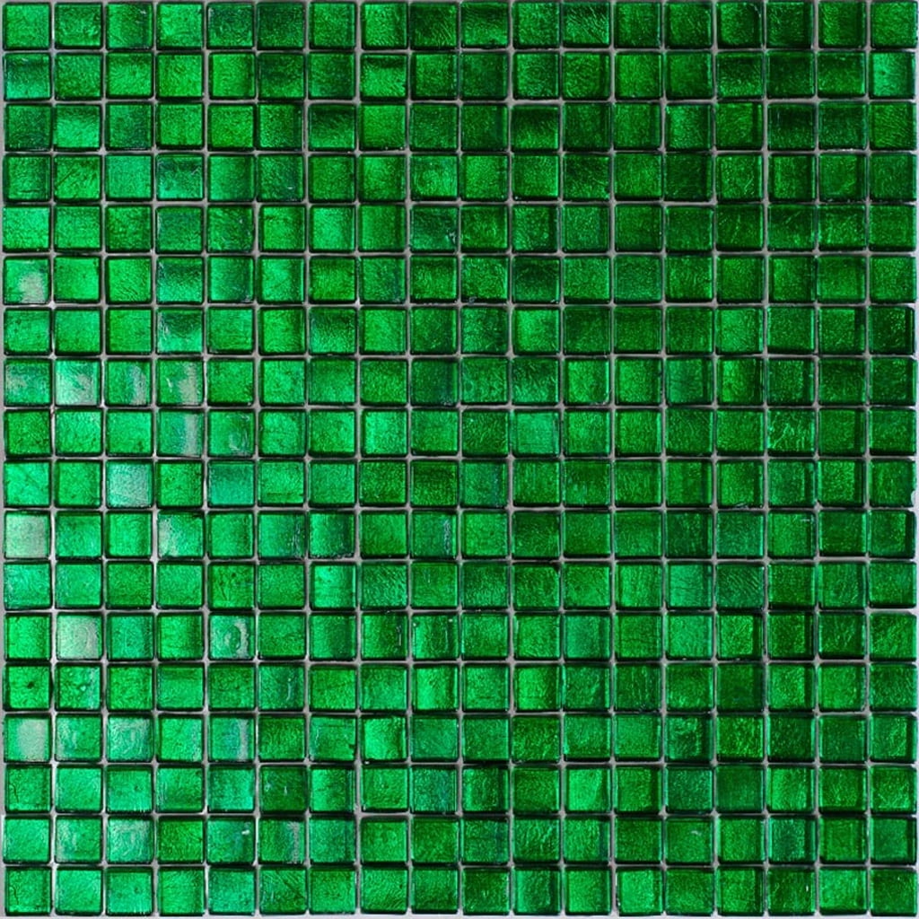 Skosh 11.6 in. x 11.6 in. Glossy Forest Green Glass Mosaic Wall and Floor Tile (18.69 sq. ft./case) (20-pack)