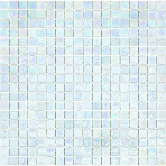 Skosh 11.6 in. x 11.6 in. Glossy Honeydew Green Glass Mosaic Wall and Floor Tile (18.69 sq. ft./case) (20-pack)