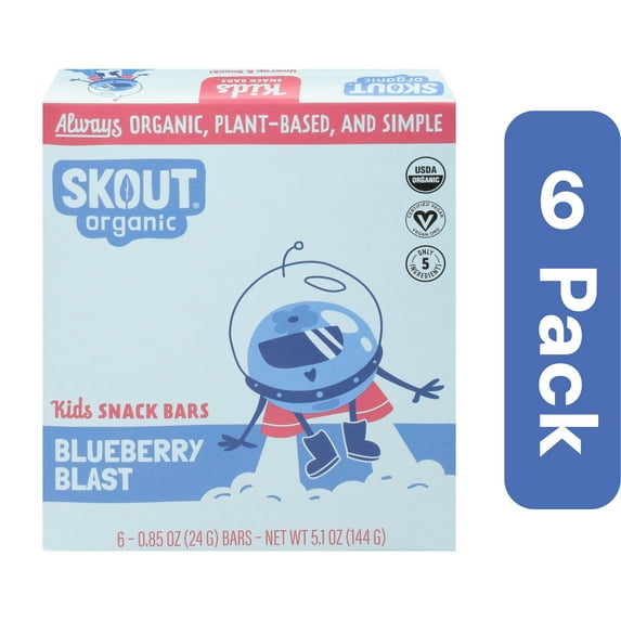 Skout Blueberry Bar for Kids 5.1 oz Pack Of 6