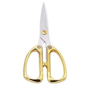 Skpblutn Gardening Supplies Gold and Silver Multi Purpose Ribbon Cutting Household Stainless Steel Alloy Clothing Scissors Garden Tools Gold