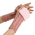 thumbnail image 1 of Skpblutn Glove Thermal For Windproof Elastic Texting Black Lined Thermal Outdoor Warm Gloves Pink One Size, 1 of 5