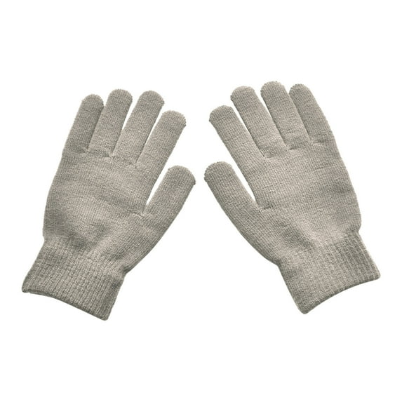 Skpblutn Glove Thick And Cold Solid Color Cycling Men'S And Women'S Knitted Warm Gloves Khaki One Size