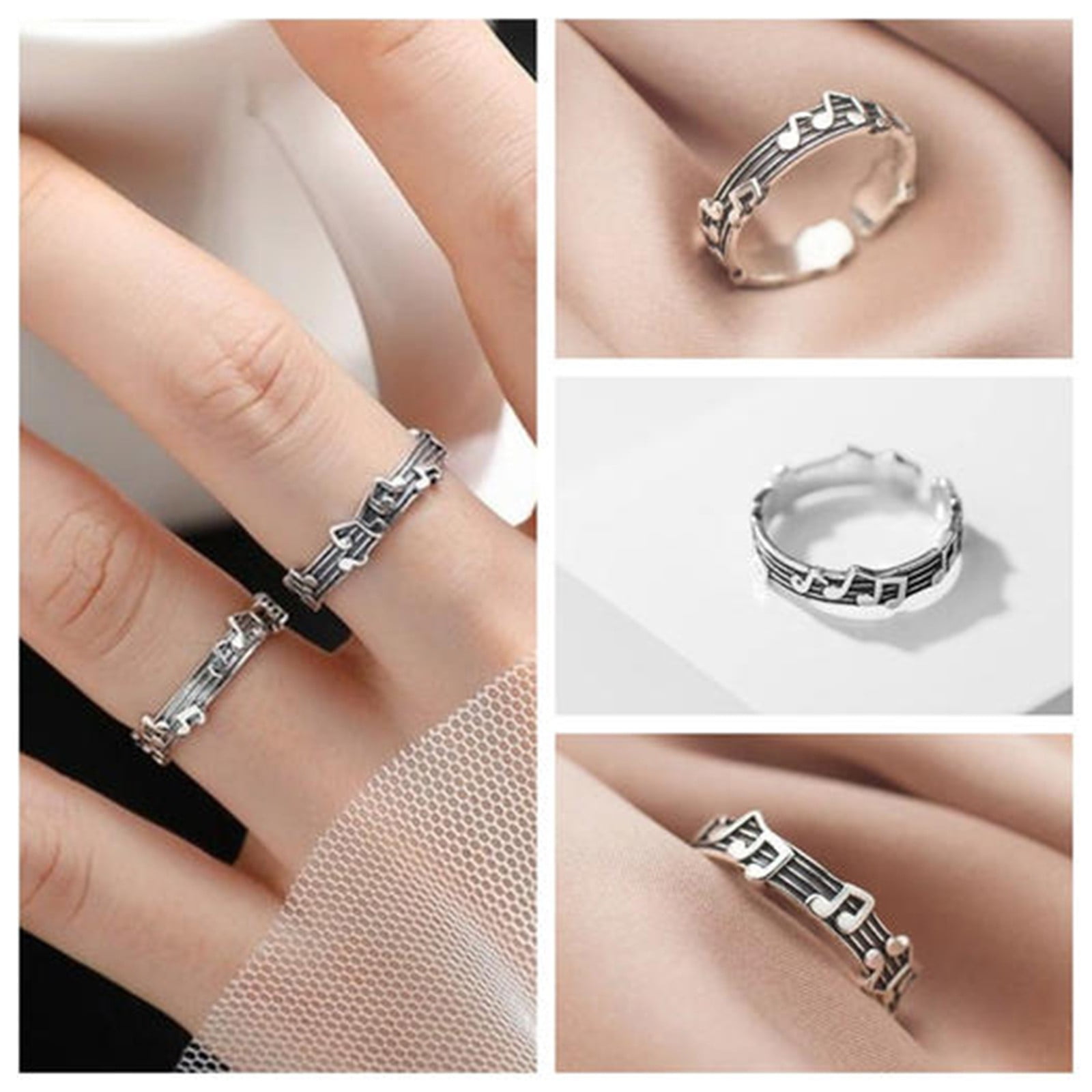 Silver Couple King and Queen Promise Ring Set, Adjustable Sterling Silver  His and Hers Promise Rings, Wedding Anniversary Ring, Mothers Gift - Etsy  Finland