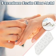 Skpblutn Rings for Women Girls Molds Silicone Resin DIY Resin Epoxy Home DIY Ring Gifts Valentine's Day Gift for Girlfriend Boyfriend Wife Husband