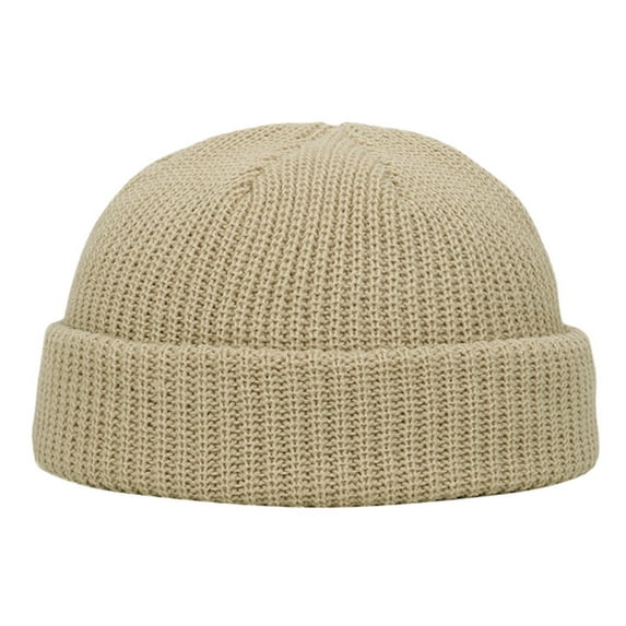 Skpblutn Sun Hat Fashion Unisex Keep Warm Winter Casual Knittedwool Hemmingski Hat Caps Khaki