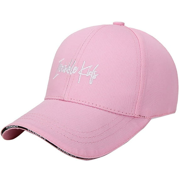 Skpblutn Sun Hat Korean Casual Fashion Canvas Baseball Travel Outdoor Hat Caps Pink