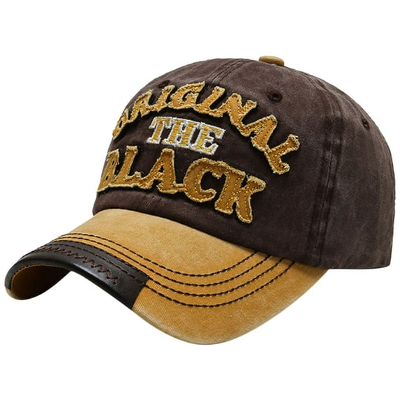 Skpblutn Sun Hat Male Female Baseball Adjustable Retro Men Women Baseball Unisex Hat Caps Yellow