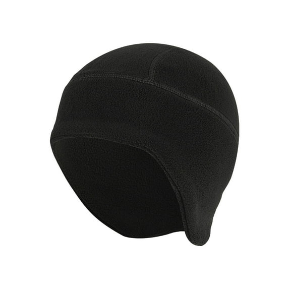 Skpblutn Sun Hat Winter Thermal Skull Cycling Running Beanie Under Windproof Cycle Cover Ears for Adults Men And Women Outdoor Sports Riding Skiing Climbing Caps Black