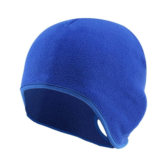 Skpblutn Sun Hat Winter Thermal Skull Cycling Running Beanie Under Windproof Cycle Cover Ears for Adults Men And Women Outdoor Sports Riding Skiing Climbing Caps Blue