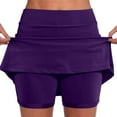 thumbnail image 1 of Skpblutn Tennis Skirts for Women High Waisted Tummy Control Pleated Golf Skorts for Woman with Shorts Pockets XXXXL Purple, 1 of 8