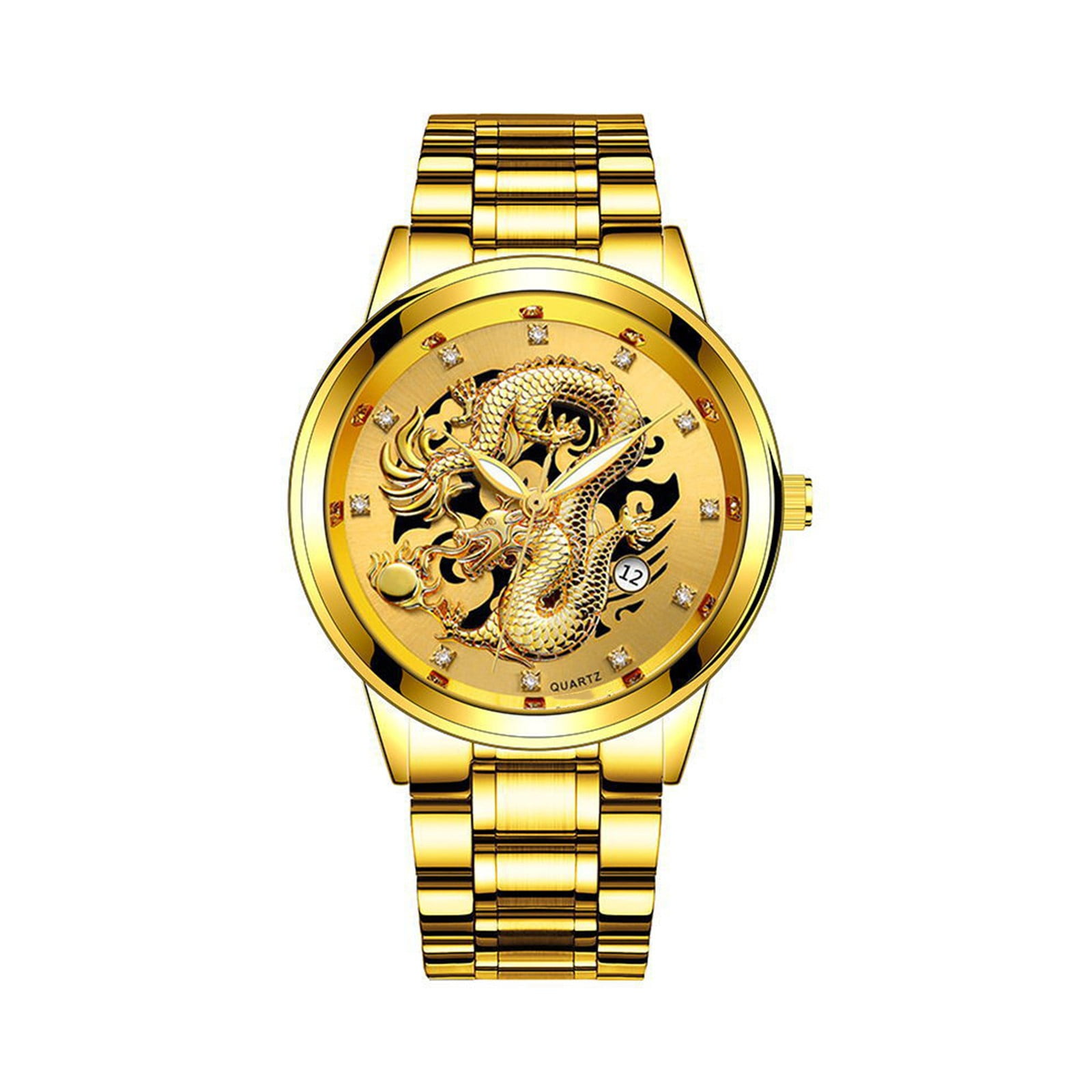 Skpblutn Watch for Men Men Business Luxury Gents Quartz Stainless Steel