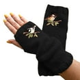 thumbnail image 1 of Skpblutn Women'S Glove New Fingerless Half Finger Wool Winter Knitted Warm Gloves Black One Size, 1 of 4