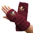 thumbnail image 1 of Skpblutn Women'S Glove New Fingerless Half Finger Wool Winter Knitted Warm Gloves RD2 One Size, 1 of 4