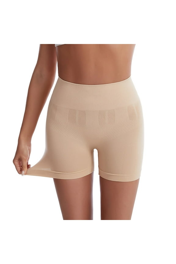 Women's Postpartum Shaping Beautiful Belly Collection Pants Flat Angle Corset Belly Collection Waist Lifting Buttock Pants Plastic Belly Pants Thin Belly Leggings Casual Beige XL