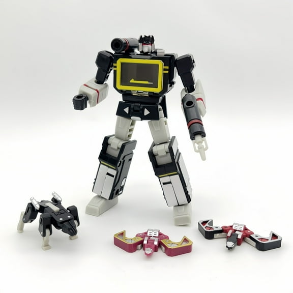 Skpitin 3.9-Inch Transformer Toys Pocket Toys PT-04 Concept Art Soundwave Converting Action Figure,Transformer Plane Shape-Shifter Action Figure
