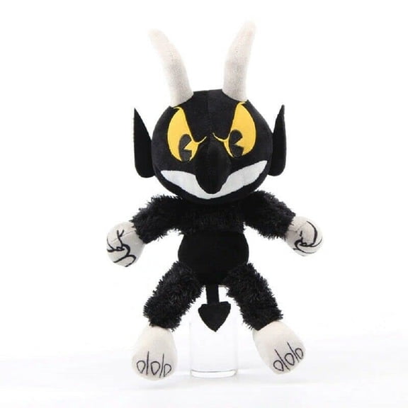 Skpitin 8 Inches Cuphead Game Devil Evil Boss Plush Doll Stuffed Toddler Figure New
