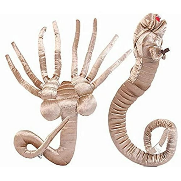 Skpitin Anime Alien Chestburster/Facehugger Plush Doll New (Facehugger 17 Incheses & Chestburster 40 Incheses )