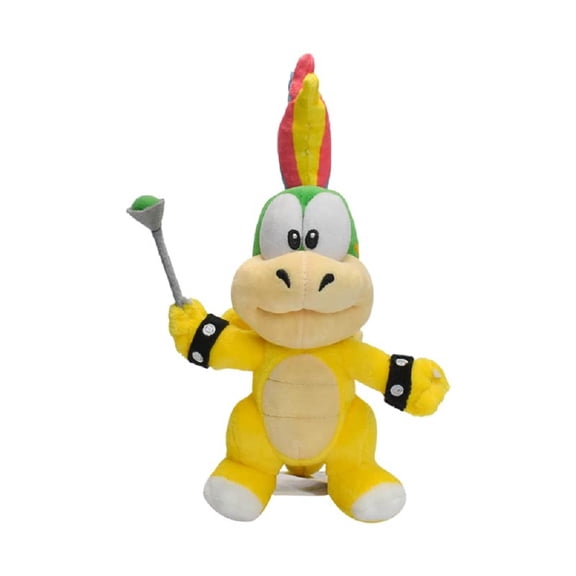 Skpitin Anime New Standing Style Larry Iggy & Lemmy Koopa Plush Stuffed Koopaling Dolls Koopa Set Figures (Lemmy Koopa 22 cm)