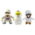 thumbnail image 1 of Skpitin Anime Odyssey King Bowser Princess Peach Mario Wedding Dress Plush (3 in One), 1 of 3