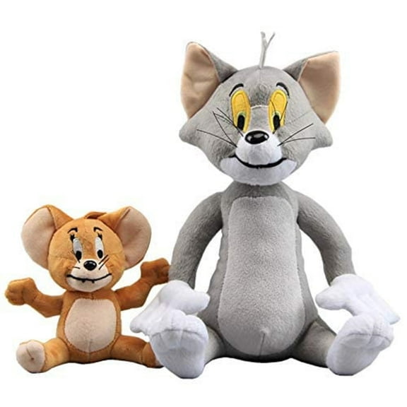 Skpitin Anime Tom Jerry Cat& Mouse Plush Stuffed Doll New 2 Pcs
