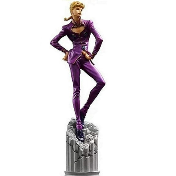 Skpitin JoJo's Biza-rre Adventure Figure Giorno Giovanna &Bruno Bucciarati Ball-Point Pen Figure Anime Figure Desktop Figures Ornaments Decora Craft Collectible (Color : Giorno Giovanna)