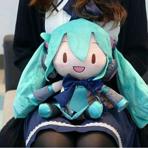 Skpitin Miku Stuffed Plush Birthday for Friends (Bowknot 30CM)