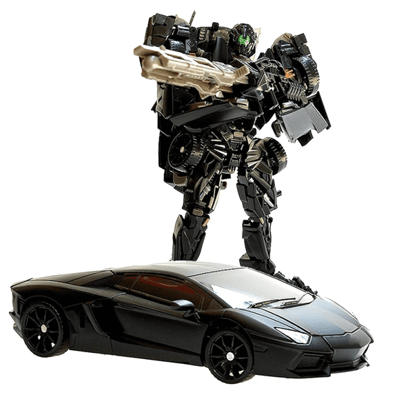 Skpitin Transformer Toy Lockdown Deformed Car Toy Robot Model KO Version Action Figure
