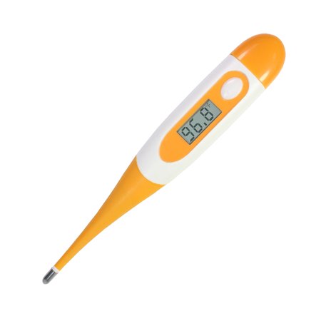 Skque Digital Body Thermometer for Adults and Kids, Accurate and Fast for Fever Measurement - Used as Oral Thermometer, Armpit, and Rectal Baby Thermometer with Flexible Tip for Maximum Safety