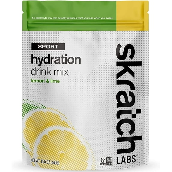 Skratch Labs Exercise Hydration Mix Lemons + Limes Resealable Bag