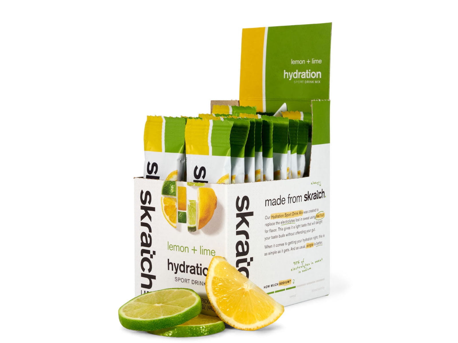 Skratch Labs Sport Hydration Drink Mix, Lemo & Lime - 15.5 oz pouch