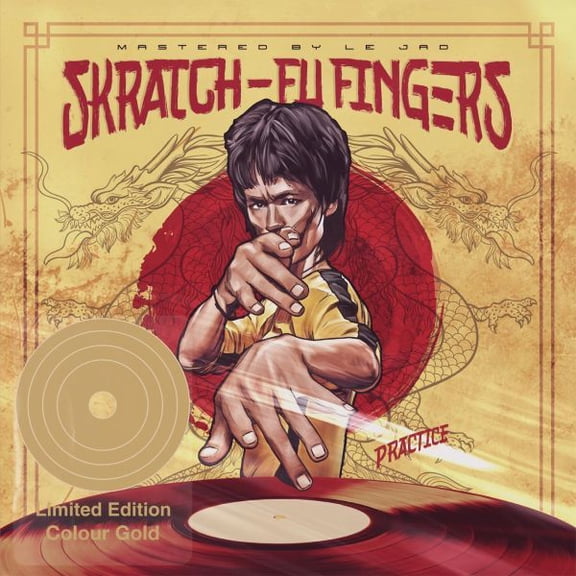 DJ T-Kut Skratch-fu Fingers Practice (Vinyl Record) 7" Single Coloured Vinyl