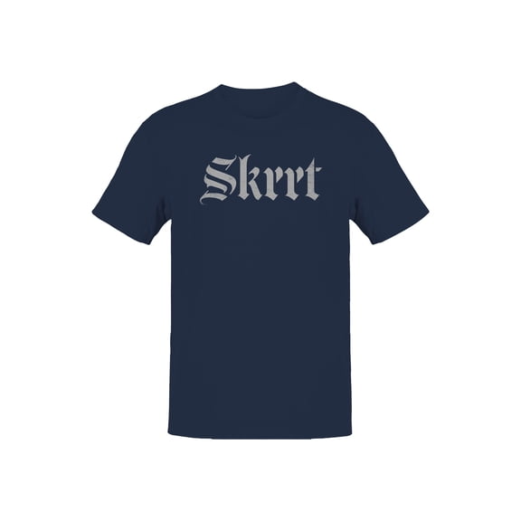 Skrrt Gothic Style Design Men's T-shirt