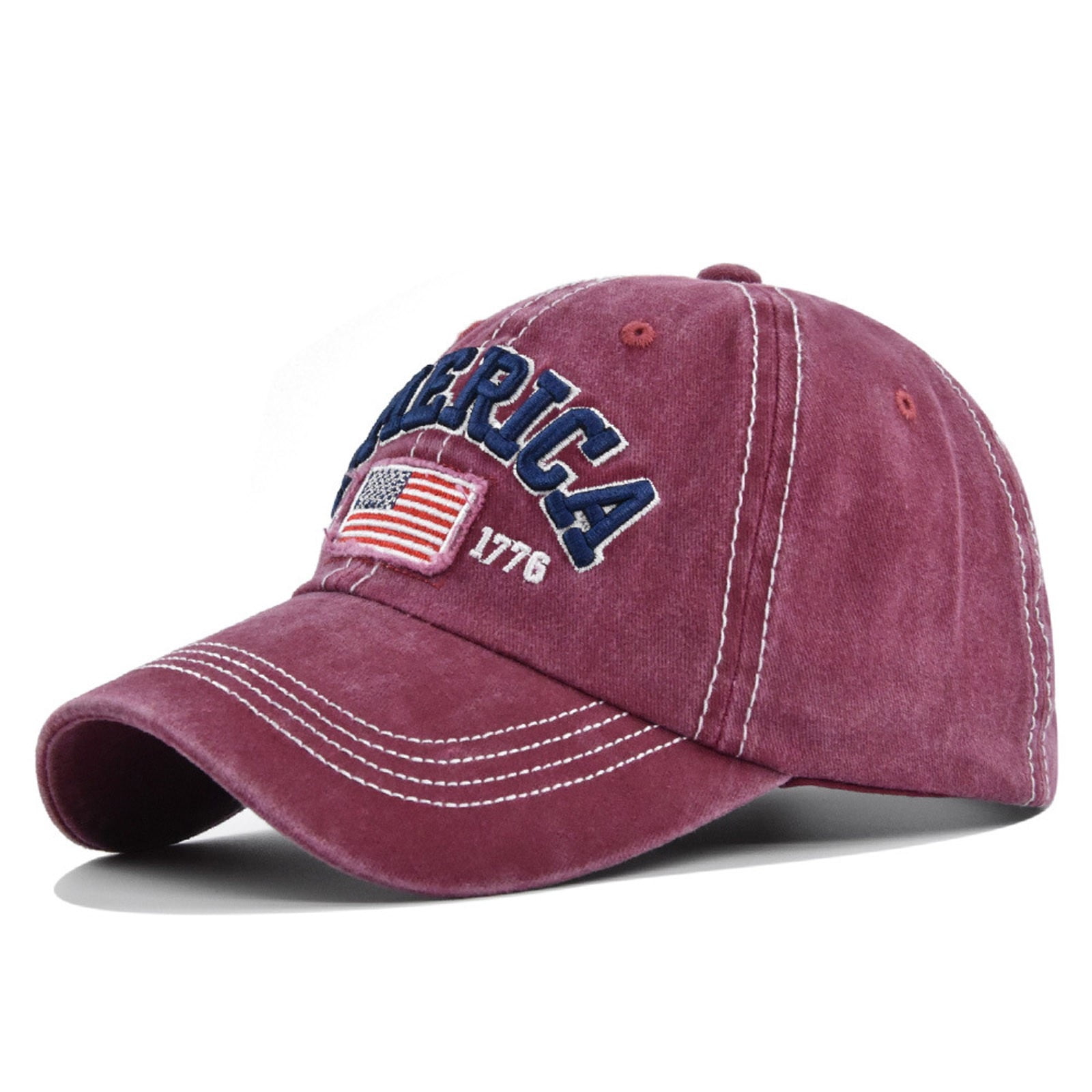 Sksloeg Hats for Men Trucker Cap Baseball Cap American Flag