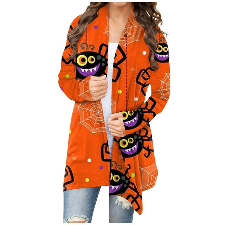 Printed Long Sleeve Slit Cardigan Coat Printed Long Sleeve Slit Cardigan Coat