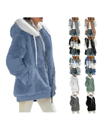 Fluffy jacket walmart hot sale