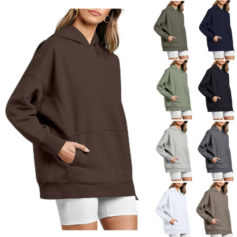 Loose Hoodie Oversized Comfy Sweatshirts and Sherpa Sweatshirts –Big  relaxed causal everyday cozy and warm