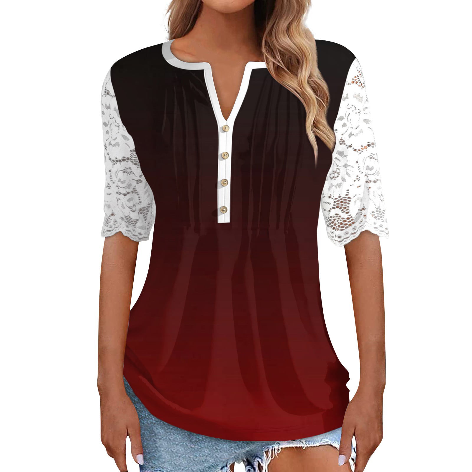 https://i5.walmartimages.com/seo/Sksloeg-Womens-Shirts-Gradient-Printed-Lace-Short-Sleeve-Button-Down-Blouses-Henly-Loose-Fitted-Tee-Top-Black-XL_a2c7d0d7-8007-47c4-901b-13be507a4c5a.dfae8fdfa2ba82af19d650b6cf59ac2f.jpeg