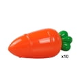 thumbnail image 1 of Sktrjpolfis 10pcs Easter Carrot-Shaped Candy Box Plastic Storage Box for Party Decoration Holiday Gift, 1 of 5
