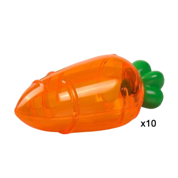 Sktrjpolfis 10pcs Easter Carrot-Shaped Candy Box Plastic Storage Box for Party Decoration Holiday Gift