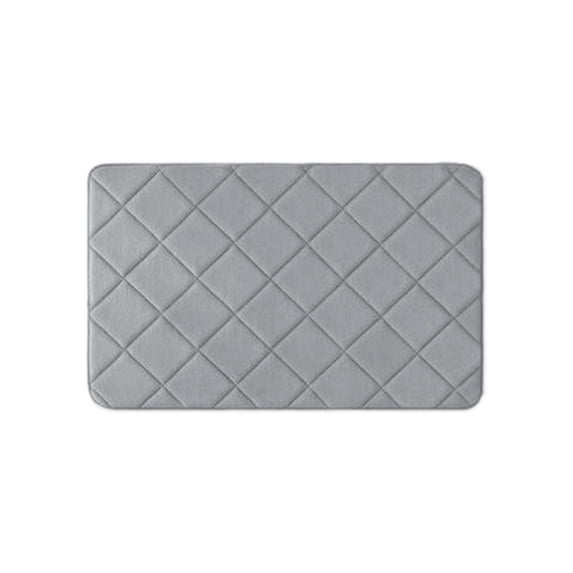 Sktrjpolfis 16x24 Inch Velvet Rug Water Absorbent Non Slip Rubber Back Machine Washable Mat for Bathroom Kitchen Living Room