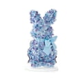 thumbnail image 1 of Sktrjpolfis 2D Easter Bunny Figurine Blue Hydrangea Artificial Bunny for Spring Easter Home Decor, 1 of 4