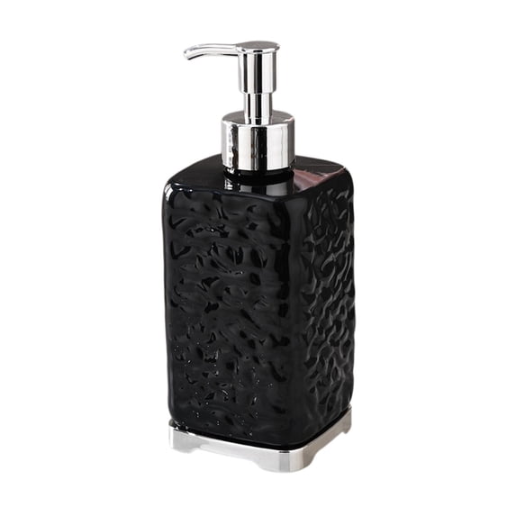 Sktrjpolfis 450ml Refillable Hand Soap Dispenser Plastic Pump Bottle for Bathroom Kitchen Countertop Use