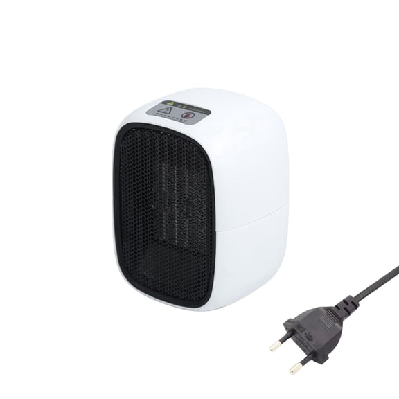 Sktrjpolfis 50W Desktop Solar Heater Portable Small Space Heater for Office Home Desktop Use White