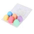 thumbnail image 1 of Sktrjpolfis 6pcs Easter Eggs-Shaped Chalk, Washable Anti-Rolling Chalk Set for Kids Indoor Outdoor Drawing, 1 of 6