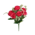 thumbnail image 1 of Sktrjpolfis Artificial Bouquet 6 Rose Flower 5.9x3.9x11.8in Long Stems Roses for Party Wedding Home Office Hall Decorations, 1 of 6