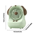 thumbnail image 1 of Sktrjpolfis Cartoon Dog Misting Fan, USB Powered Table Fan, Adjustable Speed, Evaporative Cooling & Humidifying, for Bedroom Office, 1 of 5